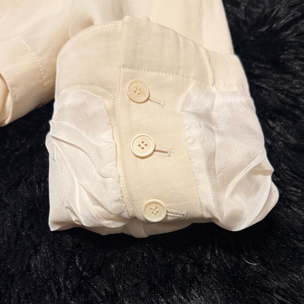 Narciso Rodriguez Cream Trench Coat - Picture 11 of 12